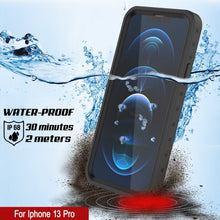 Load image into Gallery viewer, iPhone 13 Pro Waterproof IP68 Case, Punkcase [Black] [StudStar Series] [Slim Fit]
