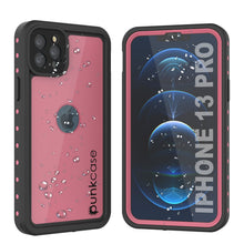 Load image into Gallery viewer, iPhone 13 Pro Waterproof IP68 Case, Punkcase [Pink] [StudStar Series] [Slim Fit] [Dirtproof]
