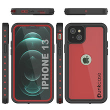 Load image into Gallery viewer, iPhone 13 Waterproof IP68 Case, Punkcase [Red] [StudStar Series] [Slim Fit]
