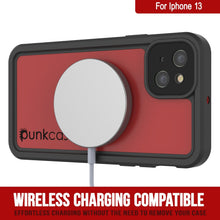 Load image into Gallery viewer, iPhone 13 Waterproof IP68 Case, Punkcase [Red] [StudStar Series] [Slim Fit]
