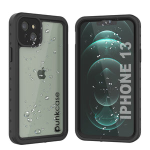 iPhone 13 Waterproof IP68 Case, Punkcase [Clear] [StudStar Series] [Slim Fit] [Dirtproof]