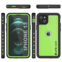 Load image into Gallery viewer, iPhone 13 Waterproof IP68 Case, Punkcase [Light green] [StudStar Series] [Slim Fit] [Dirtproof]
