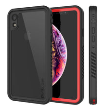 Load image into Gallery viewer, iPhone XR Waterproof Case, Punkcase [Extreme Series] Armor Cover W/ Built In Screen Protector [Red]
