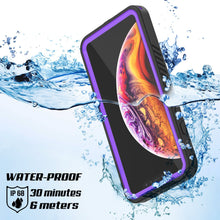 Load image into Gallery viewer, iPhone XR Waterproof Case, Punkcase [Extreme Series] Armor Cover W/ Built In Screen Protector [Purple]
