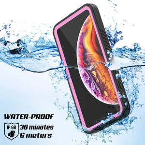 iPhone XR Waterproof Case, Punkcase [Extreme Series] Armor Cover W/ Built In Screen Protector [Pink]