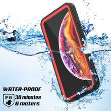 Load image into Gallery viewer, iPhone XR Waterproof Case, Punkcase [Extreme Series] Armor Cover W/ Built In Screen Protector [Red]
