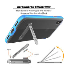Load image into Gallery viewer, iPhone X Case, PUNKcase [LUCID 3.0 Series] [Slim Fit] Armor Cover w/ Integrated Screen Protector [Blue]
