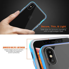 Load image into Gallery viewer, iPhone X Case, PUNKcase [LUCID 3.0 Series] [Slim Fit] Armor Cover w/ Integrated Screen Protector [Blue]
