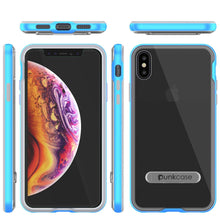 Load image into Gallery viewer, iPhone X Case, PUNKcase [LUCID 3.0 Series] [Slim Fit] Armor Cover w/ Integrated Screen Protector [Blue]
