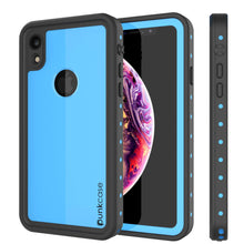 Load image into Gallery viewer, iPhone XR Waterproof IP68 Case, Punkcase [Light blue] [StudStar Series] [Slim Fit] [Dirtproof]
