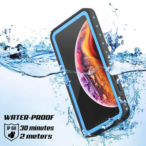 iPhone XR Waterproof IP68 Case, Punkcase [Light blue] [StudStar Series] [Slim Fit] [Dirtproof]
