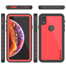 Load image into Gallery viewer, iPhone XR Waterproof IP68 Case, Punkcase [Red] [StudStar Series] [Slim Fit]
