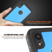 Load image into Gallery viewer, iPhone XR Waterproof IP68 Case, Punkcase [Light blue] [StudStar Series] [Slim Fit] [Dirtproof]
