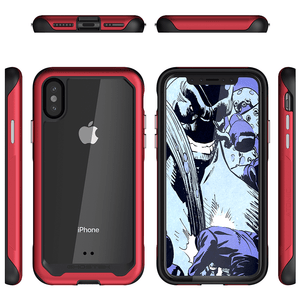 iPhone Xs Max Case, Ghostek Atomic Slim 2 Series  for iPhone Xs Max Rugged Heavy Duty Case|RED