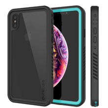 Load image into Gallery viewer, iPhone XS Waterproof Case, Punkcase [Extreme Series] Armor Cover W/ Built In Screen Protector [Teal]
