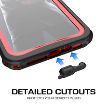 Load image into Gallery viewer, iPhone Xs  Case ,Ghostek Nautical Series  for iPhone Xs Rugged Heavy Duty Case |  RED
