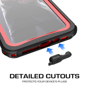 iPhone Xs  Case ,Ghostek Nautical Series  for iPhone Xs Rugged Heavy Duty Case |  RED