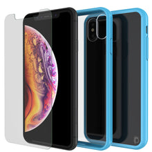 Load image into Gallery viewer, iPhone XS Case, PUNKcase [Lucid 2.0 Series] [Slim Fit] Armor Cover [Light-Blue]
