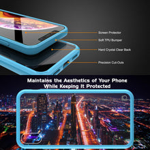 Load image into Gallery viewer, iPhone XS Case, PUNKcase [Lucid 2.0 Series] [Slim Fit] Armor Cover [Light-Blue]
