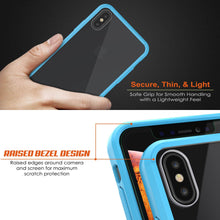 Load image into Gallery viewer, iPhone XS Case, PUNKcase [Lucid 2.0 Series] [Slim Fit] Armor Cover [Light-Blue]
