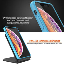Load image into Gallery viewer, iPhone XS Case, PUNKcase [Lucid 2.0 Series] [Slim Fit] Armor Cover [Light-Blue]
