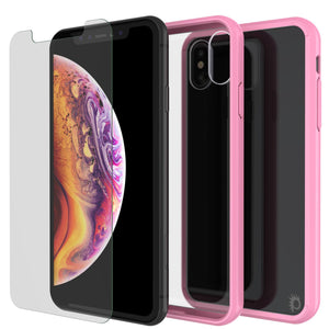 iPhone XS Case, PUNKcase [Lucid 2.0 Series] [Slim Fit] Armor Cover [Pink]