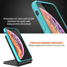 Load image into Gallery viewer, iPhone XS Max Case, PUNKcase [Lucid 2.0 Series] [Slim Fit] Armor Cover [Teal]
