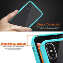 Load image into Gallery viewer, iPhone XS Max Case, PUNKcase [Lucid 2.0 Series] [Slim Fit] Armor Cover [Teal]
