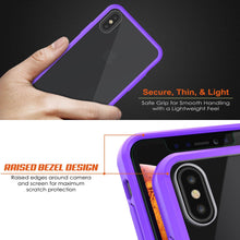 Load image into Gallery viewer, iPhone XS Case, PUNKcase [Lucid 2.0 Series] [Slim Fit] Armor Cover [Purple]
