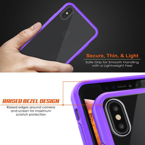 iPhone XS Case, PUNKcase [Lucid 2.0 Series] [Slim Fit] Armor Cover [Purple]