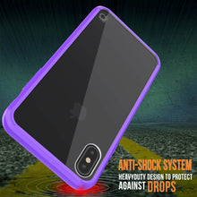Load image into Gallery viewer, iPhone XS Max Case, PUNKcase [Lucid 2.0 Series] [Slim Fit] Armor Cover [Purple]
