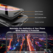 Load image into Gallery viewer, iPhone XS Max Case, PUNKcase [Lucid 2.0 Series] [Slim Fit] Armor Cover [Crystal-Black]
