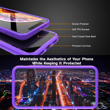 Load image into Gallery viewer, iPhone XS Case, PUNKcase [Lucid 2.0 Series] [Slim Fit] Armor Cover [Purple]
