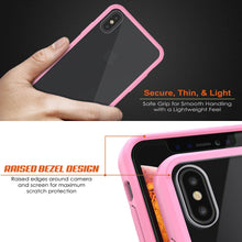 Load image into Gallery viewer, iPhone XS Case, PUNKcase [Lucid 2.0 Series] [Slim Fit] Armor Cover [Pink]
