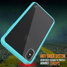 Load image into Gallery viewer, iPhone XS Max Case, PUNKcase [Lucid 2.0 Series] [Slim Fit] Armor Cover [Teal]
