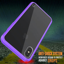 Load image into Gallery viewer, iPhone XS Case, PUNKcase [Lucid 2.0 Series] [Slim Fit] Armor Cover [Purple]
