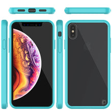 Load image into Gallery viewer, iPhone XS Max Case, PUNKcase [Lucid 2.0 Series] [Slim Fit] Armor Cover [Teal]
