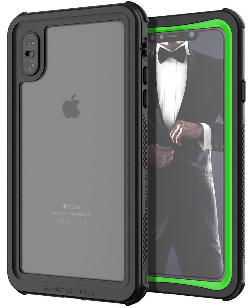 iPhone XS Max  Case ,Ghostek Nautical Series  for iPhone XS Max Rugged Heavy Duty Case |  GREEN