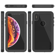Load image into Gallery viewer, iPhone XS Max Waterproof IP68 Case, Punkcase [Clear] [StudStar Series] [Slim Fit] [Dirtproof]

