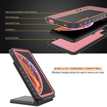 Load image into Gallery viewer, iPhone XS Max Waterproof IP68 Case, Punkcase [Pink] [StudStar Series] [Slim Fit] [Dirtproof]
