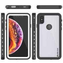 Load image into Gallery viewer, iPhone XS Max Waterproof IP68 Case, Punkcase [White] [StudStar Series] [Slim Fit] [Dirtproof]
