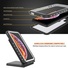 Load image into Gallery viewer, iPhone XS Max Waterproof IP68 Case, Punkcase [White] [StudStar Series] [Slim Fit] [Dirtproof]
