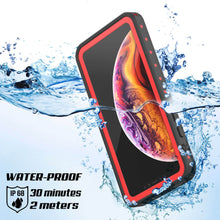 Load image into Gallery viewer, iPhone XS Waterproof IP68 Case, Punkcase [Red] [StudStar Series] [Slim Fit] [Dirtproof]
