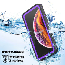 Load image into Gallery viewer, iPhone XS Waterproof IP68 Case, Punkcase [Purple] [StudStar Series] [Slim Fit] [Dirtproof]

