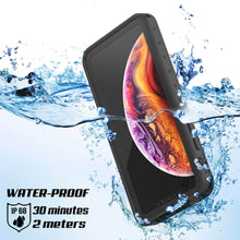Load image into Gallery viewer, iPhone XS Waterproof IP68 Case, Punkcase [Black] [StudStar Series] [Slim Fit] [Dirtproof]
