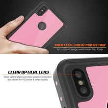 Load image into Gallery viewer, iPhone XS Waterproof IP68 Case, Punkcase [Pink] [StudStar Series] [Slim Fit] [Dirtproof]
