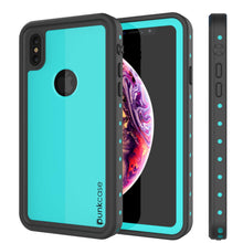 Load image into Gallery viewer, iPhone XS Waterproof IP68 Case, Punkcase [Teal] [StudStar Series] [Slim Fit] [Dirtproof]
