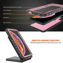 Load image into Gallery viewer, iPhone XS Waterproof IP68 Case, Punkcase [Pink] [StudStar Series] [Slim Fit] [Dirtproof]
