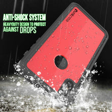 Load image into Gallery viewer, iPhone XS Waterproof IP68 Case, Punkcase [Red] [StudStar Series] [Slim Fit] [Dirtproof]
