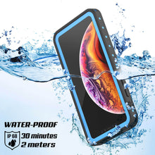 Load image into Gallery viewer, iPhone XS Waterproof IP68 Case, Punkcase [Light blue] [StudStar Series] [Slim Fit] [Dirtproof]
